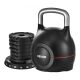 VEVOR Kettlebell, állítható Kettlebell 7 súlyszinttel (2, 5, 8, 11, 14, 17, 20 kg), öntött alumínium és tartós ABS anyag, fogáserő-edzéshez, teljes testes edzéshez és keresztedzéshez