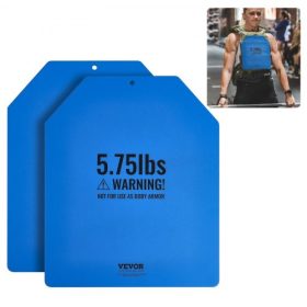   VEVOR Súlymellény Tárgytárcsák, 5,75 fontos párok, Prémium acél súlytárcsák, Kontúros ergonomikus illeszkedés – WOD-ok, Kiegészítő súly a súlymellényekhez, Erőedzéshez, Futáshoz, Fitneszhez, Megterhelő Edzésekhez