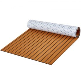   VEVOR Hajópadló, EVA hab hajóburkolat 240 x 89,9 cm, Csúszásmentes öntapadós padlóburkolat, 2,2 m²-es hajószőnyeg hajókhoz, jachtokhoz, pontonokhoz, kajakokhoz