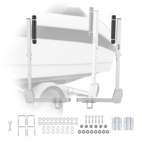   VEVOR csónak utánfutó vezetők, 700-1050 mm magasságban állítható utánfutó vezető, 2 db vastagított, nagy teherbírású utánfutó vezetők sima görgős vezetéssel, 16 év feletti nagyobb halászhajókhoz, kishajókhoz