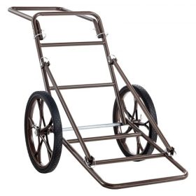   VEVOR szarvaskocsi, 500 font kapacitású összecsukható vadkocsi, szarvaskocsi vadszállító 17 hüvelykes nagy gumikerékkel és ergonomikus fogantyúval, nagy teherbírású vadkocsi-kiegészítők, haszongépjármű-szállító kocsi vadászathoz,