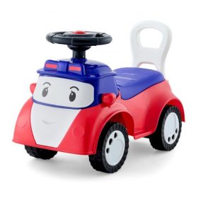   VEVOR Ride On kisgyermek tolókocsi, tolókocsi 19-36 hónapos kisgyermekeknek, gyerekeknek való játék zenével és ülés alatti tárolóval, 25 kg teherbírás, lábtól padlóig érő járókeret kisgyermekeknek fiúknak és lányoknak, piros