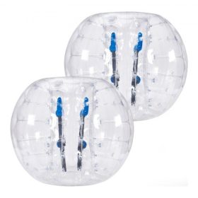   VEVOR felfújható lökhárító labdák 2 db-os, 4ft/1.2m test szumó zorb labdák tinédzsereknek és felnőtteknek, 0.8mm vastag PVC emberi hörcsög buboréklabdák kültéri csapatjátékokhoz, lökhárító buborékjátékok kertbe, udvarra, parkba