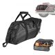 VEVOR motorkerékpár nyeregtáska bélés táska, 18 literes betétes tároló utazópoggyász táska szervező, kompatibilis a Harley Davidson 1993-2022 Touring Road/Street Glide/Electra Glide/Road King nyeregtáskával, fekete