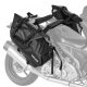 VEVOR motorkerékpár nyeregtáskák, 28 literes (14 liter x 2) nagy kapacitású oldalsó nyeregtáskák, kompatibilisek a legtöbb motorkerékpárral, vízálló kültéri sportmotorkerékpár poggyásztároló válltáska alsó hevederrel, fekete
