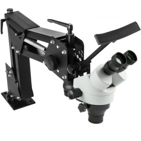  VEVOR mikro berakásos tükör többirányú mikroszkóp 76 mm-es lencsés rugós konzol ékszereszközök 7X-4.5X