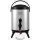 VEVOR rozsdamentes acél szigetelt italadagoló, 1,5 gallon 6 liter, termikus meleg és hideg italadagoló csapos fogantyúval, élelmiszeripari minőségű forró teához, kávéhoz, vízhez, éttermi italbolthoz