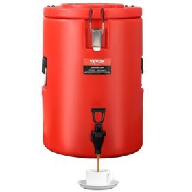   VEVOR rozsdamentes acél szigetelt italadagoló, 4,5 gallon 17,2 liter, termikus meleg és hideg italadagoló csapos fogantyúval, élelmiszeripari minőségű forró teához, kávéhoz, vízhez, éttermi italbolthoz