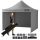 VEVOR Pop Up Canopy sátor kültéri pavilon sátor 304,8 x 304,8 cm oldalfalakkal sötétszürke
