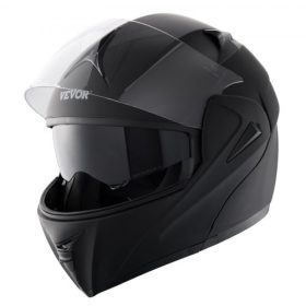   VEVOR motoros sisak, maszk nélküli, intelligens utcai ABS és nagy sűrűségű sisak Bluetooth-nyílással és cserélhető lencsével, DOT által jóváhagyott kényelmes motocross sisak, fiataloknak és felnőtteknek egyaránt alkalmas