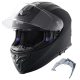 VEVOR motoros sisak, teljes arcvédővel, intelligens utcai ABS és nagy sűrűségű sisak Bluetooth-nyílással és cserélhető lencsével, DOT által jóváhagyott kényelmes motocross sisak, fiataloknak és felnőtteknek egyaránt alkalmas