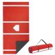 VEVOR baseball ütőszőnyeg, 300x116 cm-es ütőketreces szőnyeg, ütődobozos gyepszőnyegek, softball ütőgyakorló felszerelés otthoni tányérral és fakulásgátló gyeppel, hordozható edzőeszköz beltéri és kültéri használatra, piros
