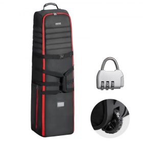   VEVOR golf utazótáska, kültéri, puha oldalú golf utazótáska, nagy teherbírású 1000D nejlon kopásálló, párnázott golf bőröndtok kerekekkel, összecsukható golfütő tárolótáska légitársaságoknak