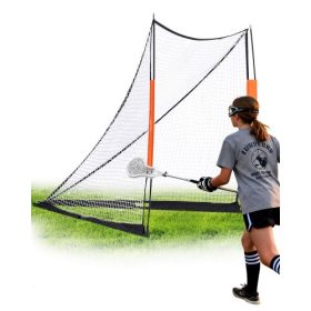   VEVOR Lacrosse kapu, 6' x 6' Lacrosse háló, hordozható Lacrosse kapu hordtáskával, üvegszálas rúddal ellátott hátsó udvari Lacrosse edzőfelszerelés, könnyen beállítható főiskolai kapu, tökéletes ifjúsági felnőtt edzéshez