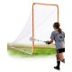 VEVOR Lacrosse kapu, 6' x 6' Lacrosse háló, acélvázas kerti lacrosse edzőfelszerelés, hordozható lacrosse kapu hordtáskával, gyors és egyszerű beállítás, tökéletes ifjúsági felnőtt edzéshez, narancssárga