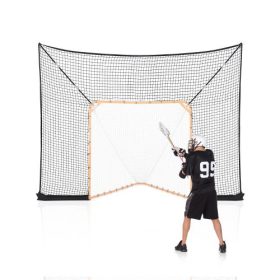   VEVOR jégkorong és lacrosse kapuvédő, 12x9 lábas lacrosse háló kiterjesztett lefedettséggel, gyors és egyszerű beállítás, komplett tartozékok, edzőháló, udvari lacrosse felszerelés, ifjúsági és felnőtt játékosoknak (CSAK HÁLÓ)