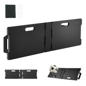   VEVOR foci lepattanó deszka, 45"X13" hordozható focifal 2 szögű lepattanóval, összecsukható HDPE visszarúgó deszka, foci edzőfelszerelés gyerekeknek és felnőtteknek, passz- és lövésgyakorlat