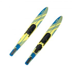   VEVOR vízisí 170,2 cm / 67 hüvelyk, vízisí X-9 állítható patkókötéssel és párnázott hátsó orrlemezzel, magasfényű UV bevonatú vízisí kombináció felnőtteknek 136 kg-ig
