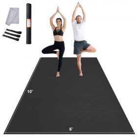   VEVOR edzőszőnyeg csúszásgátló jógaszőnyeg edzőterem fitnesz Pilate edzőszőnyeg (3x1,8 m)