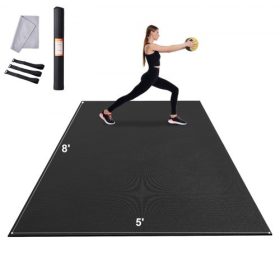   VEVOR edzőszőnyeg csúszásgátló jógaszőnyeg edzőterem fitnesz Pilate edzőszőnyeg (2,4x1,5 m)