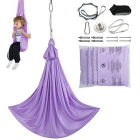   VEVOR Szenzoros Hinta Gyerekeknek, 3,1 Yard, Terápiás Hinta Speciális Igényű Gyermekeknek, Ölelőhinta Beltéri Kültéri Függőágy Autizmussal, ADHD-val, Asperger-szindrómával, Szenzoros Integrációval Élő Gyermekeknek és Felnőtteknek,