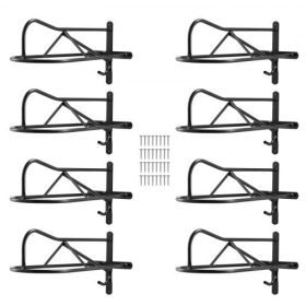   VEVOR fali nyeregtartó, 27,3 x 16,3 x 12,5 hüvelyk, 8 db-os ló nyeregtartó rúddal, hordozható nyeregtartó angol és western nyereghez, lószerszám-tároló lovaskertbe, fekete
