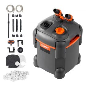   VEVOR 30 gallon akváriumi tartály szűrő 8w UV lámpa akvárium Csendes