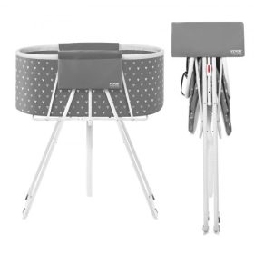   VEVOR hordozható kutyafürdő, megemelt és összecsukható helytakarékos kisállat zuhanyállomás hatékony vízelvezetéssel, fürdőkád kis és közepes méretű kutyák és macskák mosásához és ápolásához beltéren és kültéren, szürke