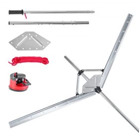   VEVOR tógyomvágó, tóvízinövény-vágóeszköz 1,57 m maximális vágási szélességgel, éles és strapabíró acélpengékkel, tógereblye 9 m dobókötéllel, gyékényhez, rózsákhoz, gyöngyikehúshoz és csiperkefélékhez