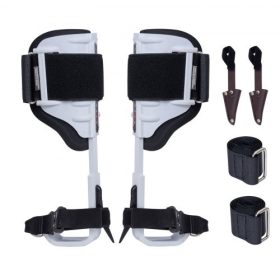   VEVOR famászó tüskék, 1 pár alumínium sarkantyú, 350 font teherbírású famászó felszerelés hevederekkel és tüskevédőkkel, fakitermelő felszerelés hegymászóknak, vadászathoz, gyümölcsszedéshez, fehér