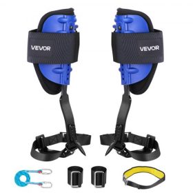   VEVOR famászó tüskék készlet, állítható magasságú famászó felszerelés pántokkal és derékhevederrel, 159 kg teherbírás, nagy teherbírású acél mászó sarkantyúk fakitermelő felszerelés gyümölcsszedéshez és vadászathoz