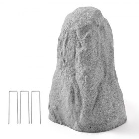   VEVOR műkőtakaró, kültéri műkőből készült kútszivattyú-takaró, valósághű természetes textúra, könnyű és időjárásálló polirezin műkő tereprendezéshez, kerti udvar dekorációhoz, szürke, közepes méretű