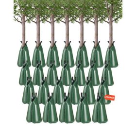   VEVOR faöntöző zsák, 25 csomag 20 gallonos öntözőzsákok új fákhoz, 5-9 órás, lassan felszívódó, újratölthető, cipzáras csepegtető öntözőzsákok, tartós faöntöző rendszer mély gyökerek célzásához