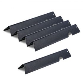   VEVOR ízesítő rudak, 44 cm-es grillsütő alkatrész, Weber Genesis ll 310 315 335 340, E/S 325s, ES/SX 325s, E/S 335, EX/SX/EPX-335 grillsütőkhöz, porcelán zománcozott acél vastagabb fűtőlap, 5 darabos csomag