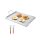 VEVOR rozsdamentes acél serpenyő, 23x16 hüvelykes univerzális lapos tetejű téglalap alakú lemez, gázgrill serpenyő BBQ grillhez, Teppanyaki, hordozható családi főzőedény fogantyúval, kempingpartihoz