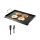 VEVOR szénacél serpenyő, 24x16 hüvelykes univerzális lapos tetejű téglalap alakú lemez, gázgrill serpenyő BBQ grillhez, Teppanyaki, hordozható családi főzőedény fogantyúval, kempingpartihoz