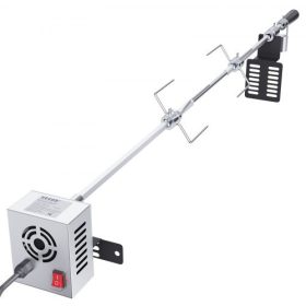   VEVOR univerzális Grill Rotisserie Kit BBQ Roaster 32"/39" nyárúd elektromos motor
