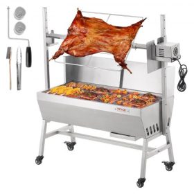   VEVOR Roaster Spit Rotisserie BBQ Grill sertés bárány csirkesütő 42W 135LBS