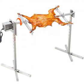   VEVOR 46" elektromos BBQ Rotisserie grillkészlet rozsdamentes acél grill 90 font sertés bárány
