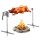 VEVOR forgónyárs, AC220-240V 8 szintű magasságú elektromos forgónyárs grillkészlet, BBQ grillek forgónyárs készlet 60 kg teherbírással, 38 W-os motor, rozsdamentes acél automata grillkészletek partikhoz