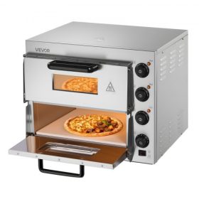   VEVOR Kereskedelmi asztali pizzasütő Elektromos pizzasütő 16"-os beltéri pizzasütőhöz
