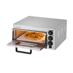   VEVOR Kereskedelmi asztali pizzasütő Elektromos pizzasütő 14"-es beltéri pizzasütőhöz