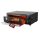 VEVOR Elektromos Pizzakemence, 304,8 mm-es Pultba épített Pizzakemence, 25-300 ℃ hőmérséklet-tartomány, 1450 W-os Beltéri Pizzasütő Időzítővel és Hőmérséklet-szabályozással, Pizzasütő Dupla Fűtőcsővel, Grillráccsal, Konyhai és Ker