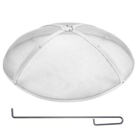   VEVOR tűzrakóhely szikraháló kerek, 40", megerősített, nagy teherbírású acél fedél, kültéri tűzrakóhely fedél, könnyen nyitható felső szűrőburkolat kerek, gyűrűs fogantyúval kültéri teraszra, hátsó udvarba