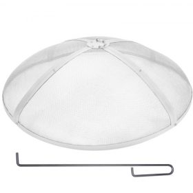   VEVOR tűzrakóhely szikraháló kerek, 36", megerősített, nagy teherbírású acél fedél, kültéri tűzrakóhely fedél, könnyen nyitható, kerek felső fedél gyűrűs fogantyúval kültéri teraszra, hátsó udvarba