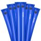 VEVOR medencetakaró vízzsákok, 5 csomag 2560 mm, dupla kamrás medencetakaró vízcsövek, 0,4 mm vastag PVC zsákok, súlyok szivárgásmentes csavaros kupakkal, talajba süllyesztett úszómedence-fedések téli zárásához, kék