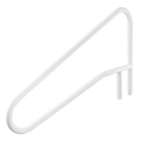   VEVOR medencekorlát, 137,1 x 81,3 cm-es medencekorlát, 100 kg teherbírású, nagy teherbírású rozsdamentes acél úszókorlát, varratmentes hegesztéssel, süllyesztett vagy talpra szerelhető, medence mellé, víziparkokba, wellness közpon