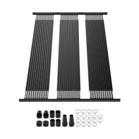   VEVOR napelemes medencefűtő, 4 x 10 lábas HDPE medencefűtő rendszer - Tartós és időjárásálló, Teljes tartozékokkal, Univerzális napelemes medencepanel - Növeli a víz hőmérsékletét, Föld feletti és Földbe süllyesztett medencékhez
