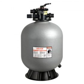   VEVOR homokszűrő, 609,6 mm, 246,1 l/perc föld feletti medence homokszűrő rendszer, 7 utas többutas szeleppel, visszamosással, öblítéssel, recirkulációval, szennyvízzel, téli, zárt üzemmódokkal, föld feletti medencékhez