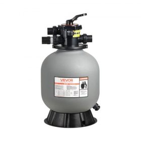   VEVOR homokszűrő, 457,2 mm, 151,4 l/perc föld feletti medence homokszűrő rendszer, 7 utas többutas szeleppel, visszamosással, öblítéssel, recirkulációval, szennyvízzel, téli, zárt üzemmódokkal, föld feletti medencékhez